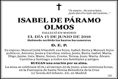 Isabel de Páramo Olmos